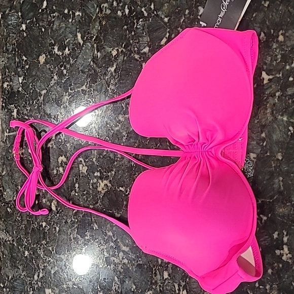 Smart & Sexy Adjustable Halter Bikini Top - 34DD - Picture 2 of 6